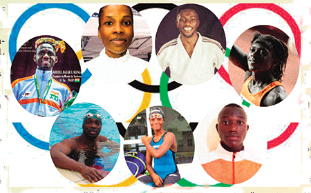 Un air de déjà vu pour le logo des jo. Jo Tokyo Logo : Seven 7 Nigeriens In The Starting Blocks Of Tokyo 2020 The Sahel Archysport