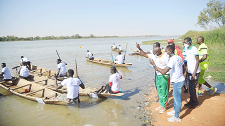 A triathlon and canoe racing competition to promote the cultural and sporting potential of the Niger River – The Sahel