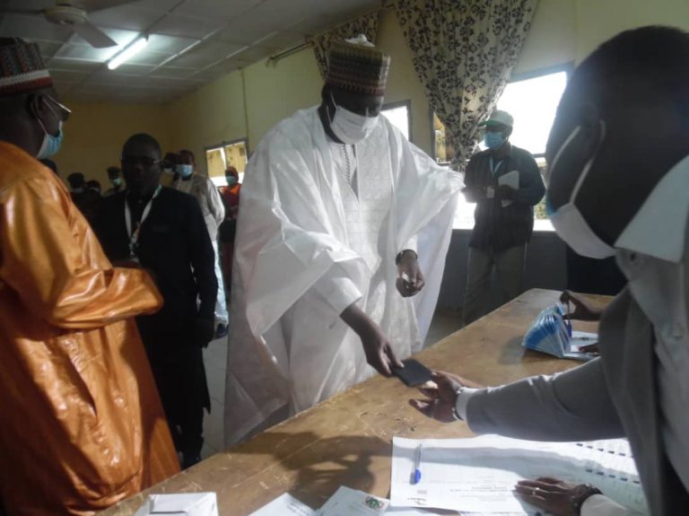 Le président de l'Assemblée nationale a voté à Dosso
