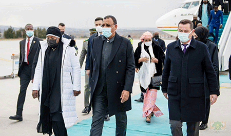 Accueil-du-Chef-de-l'Etat-à-son-arrivée-à-Ankara