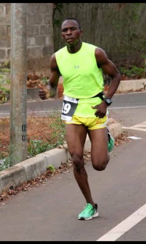 Amadou Souley en pleine compétition