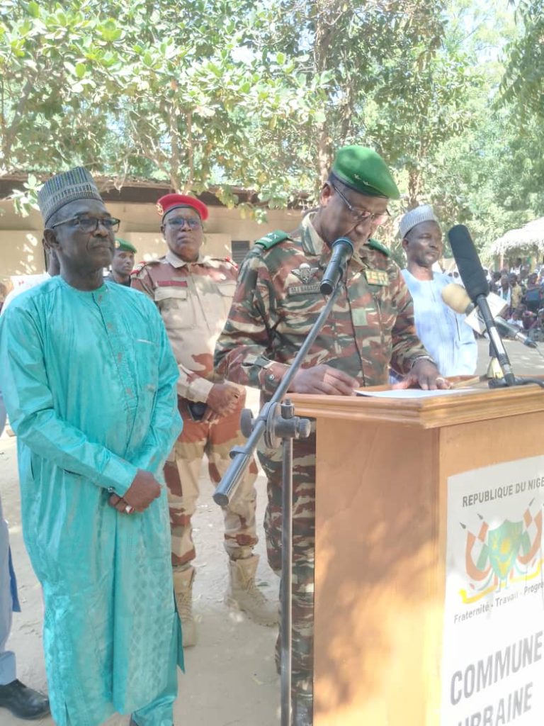 Au cours du lancement de la caravane de sensibilisation à Diffa