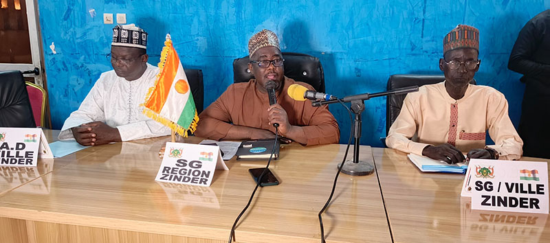 Lors du lancement de la Musabaka à Zinder
