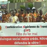 Une vue des membres du BEN - CNT lors du défilé du 1er mai 2025
