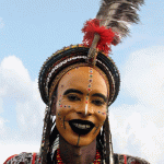 Une des photos de-la-Serie Maquillage chez-les Bororos de Souley Abdoulaye