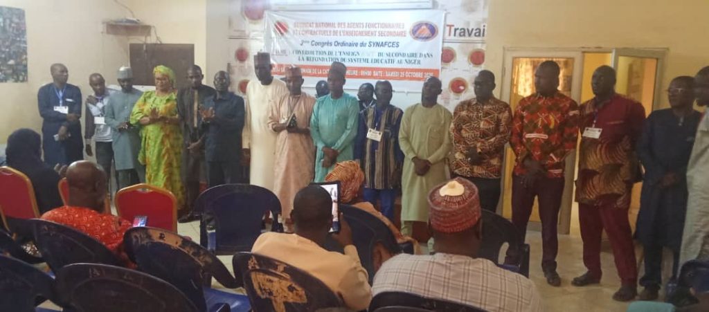 Photo de famille à l'issue du Congrès SYNAFCES