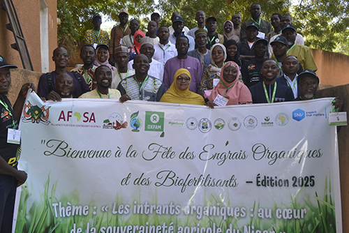 Prémiére édition de la fête des engrais organiques et des biofertilisants : Soutenir les efforts des producteurs pour améliorer la productivité agricole et la sécurité alimentaire au Niger
