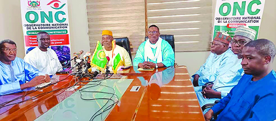 Lors BBB de la cérémonie d'installation de l'ONC