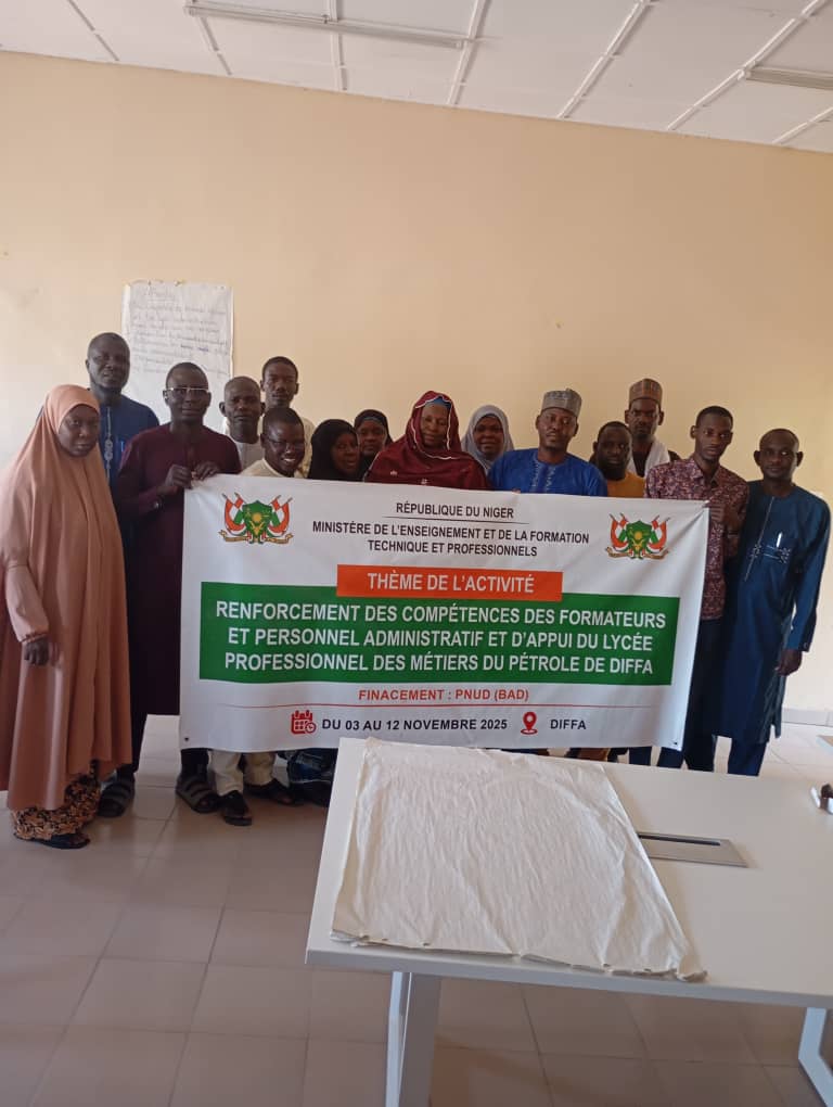 Photo de famille à l'occasion de la formation