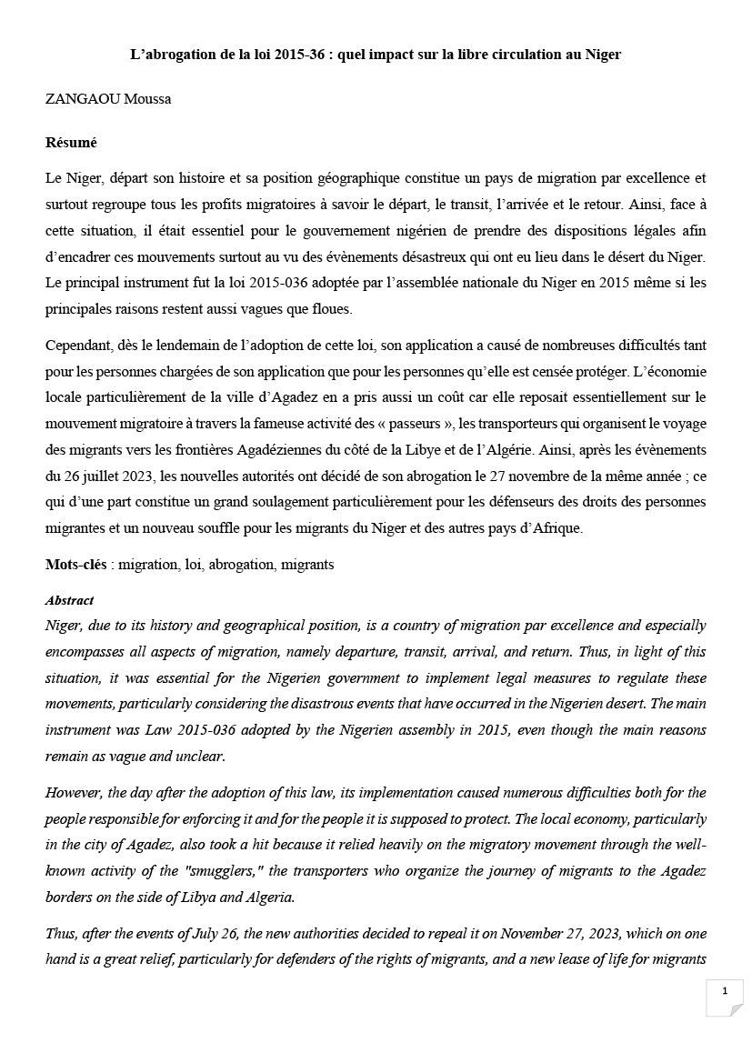 Conf 3 Aissatou Abrogation de la loi 2015-36-1
