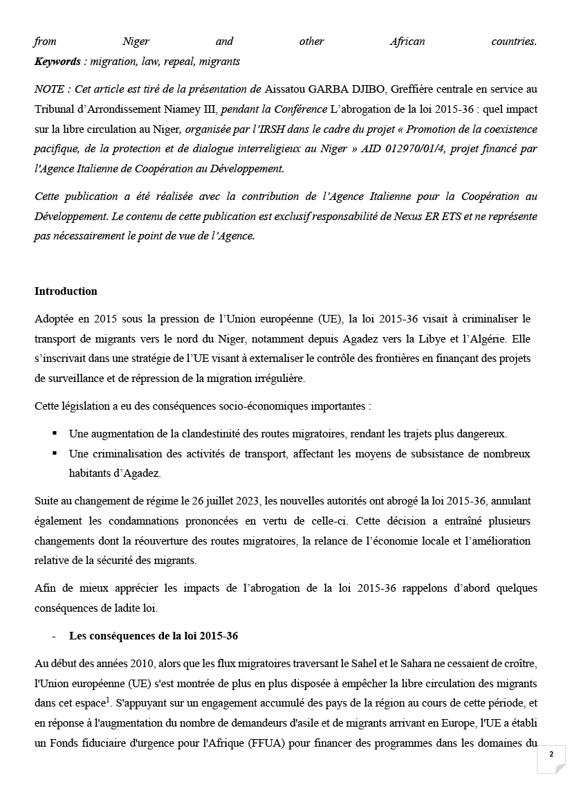 Conf 3 Aissatou Abrogation de la loi 2015-36-2