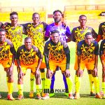 L'équipe type de l'AS Police peu avant le début du matchBBB