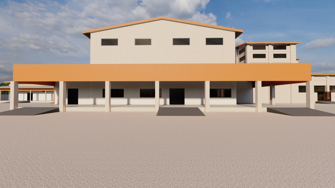 Maquette usine de décorticage de riz paddy de diffa