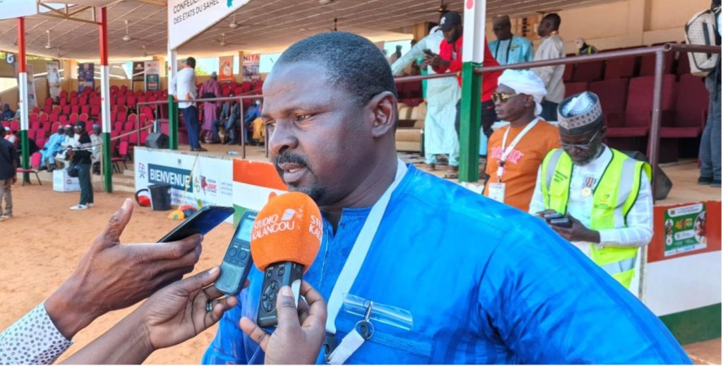 Sports Le chef du service régional des sports de Dosso, M. Seyni Adamou Siddo lors de la 46e édition